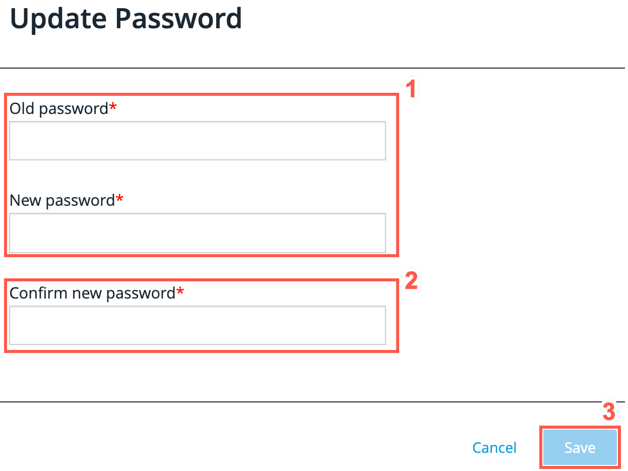 update password 2