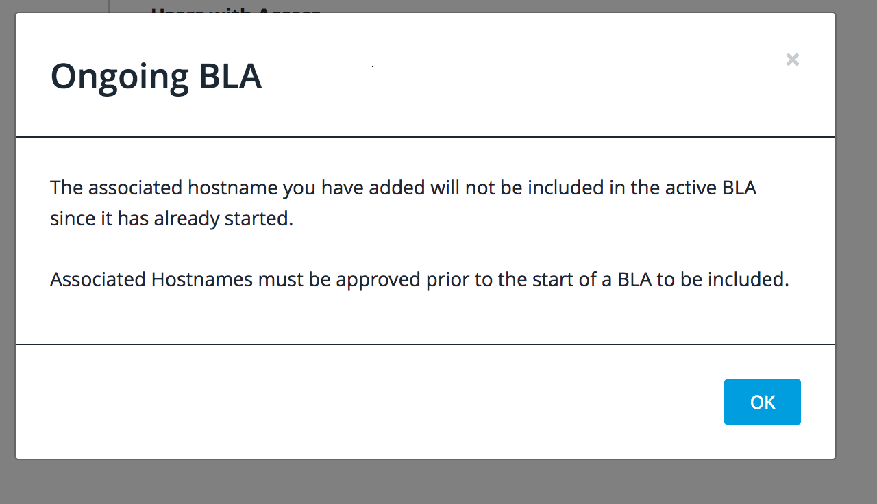 ongoing bla ahn notice