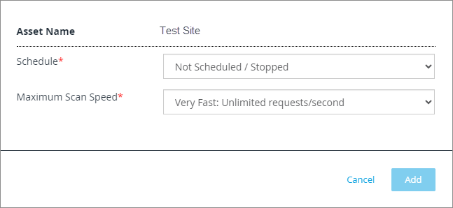 set scan speed