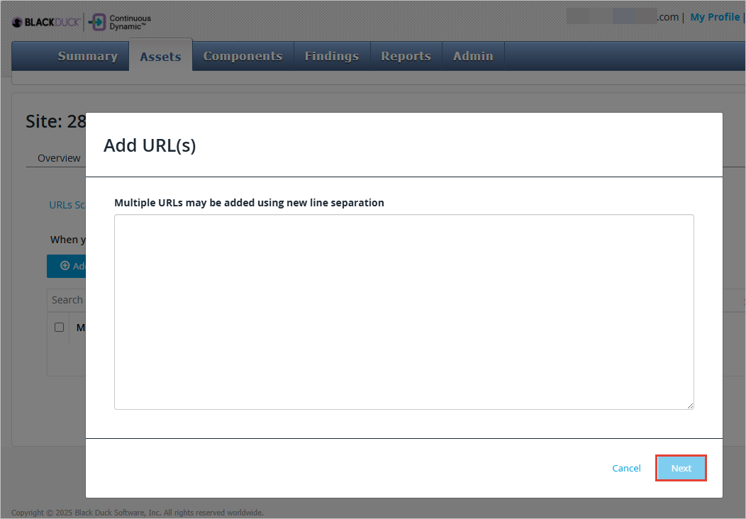 add urls prompt bd