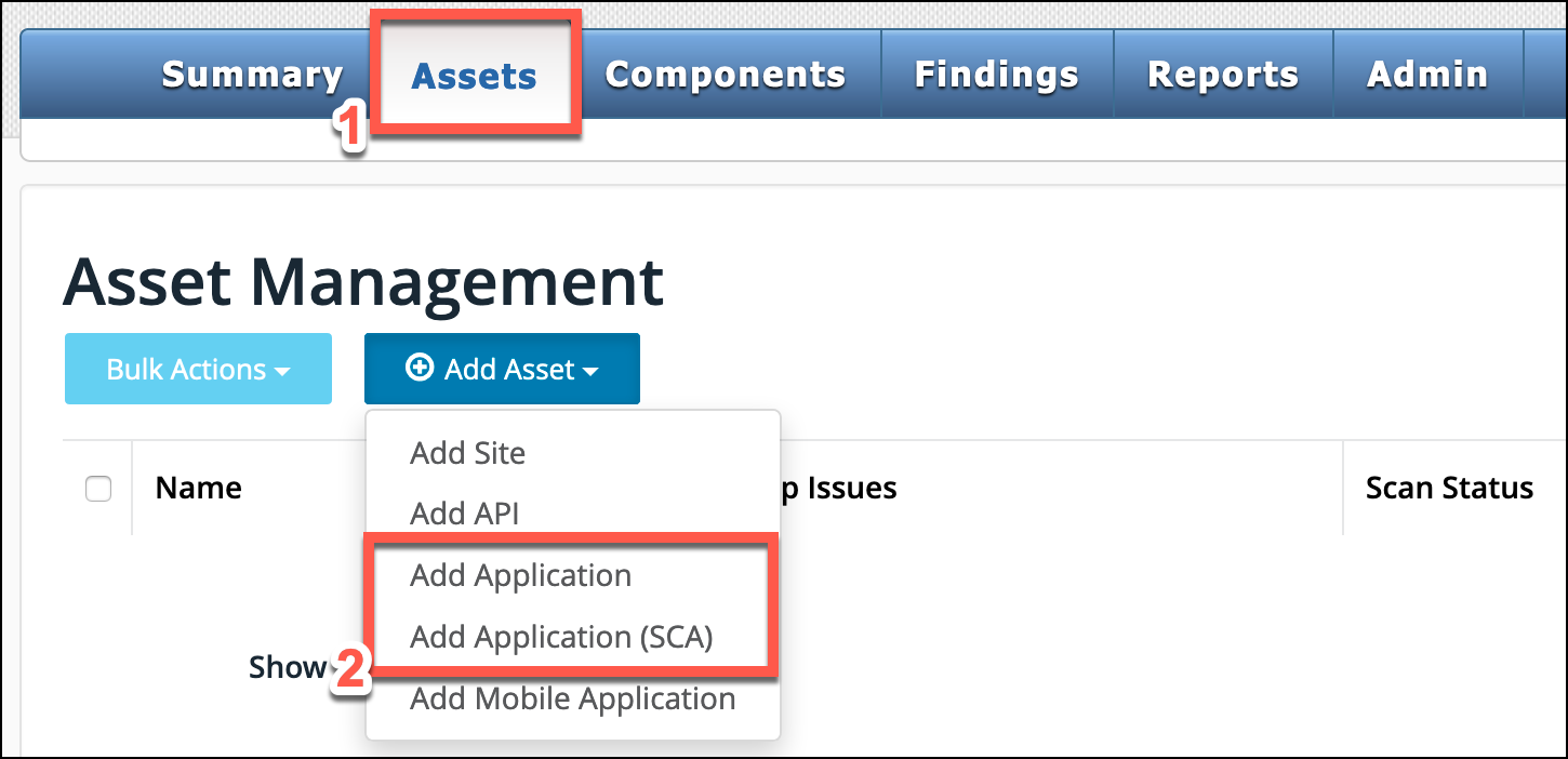 assets add application