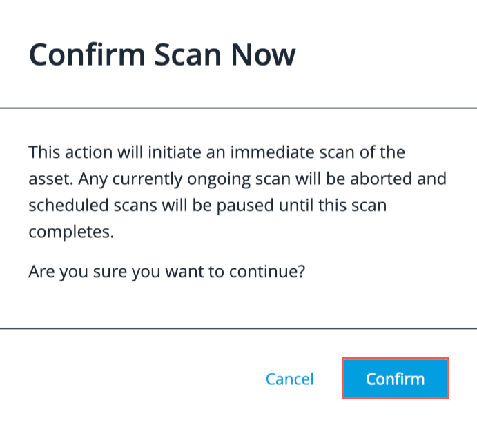 confirm scan now 1