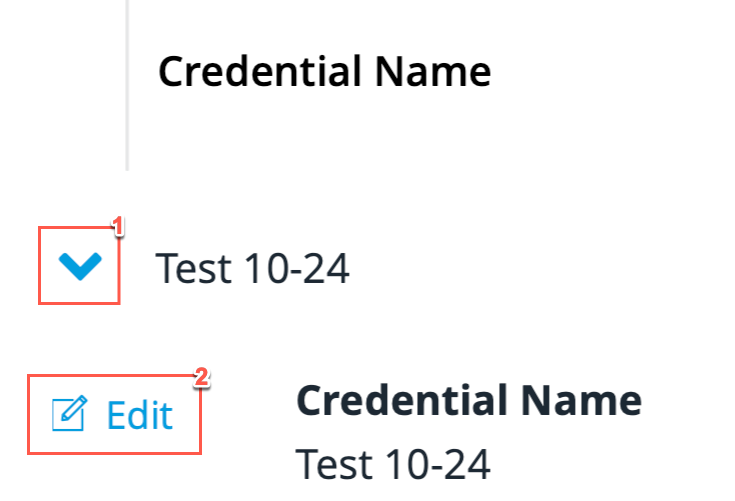 edit scan credentials
