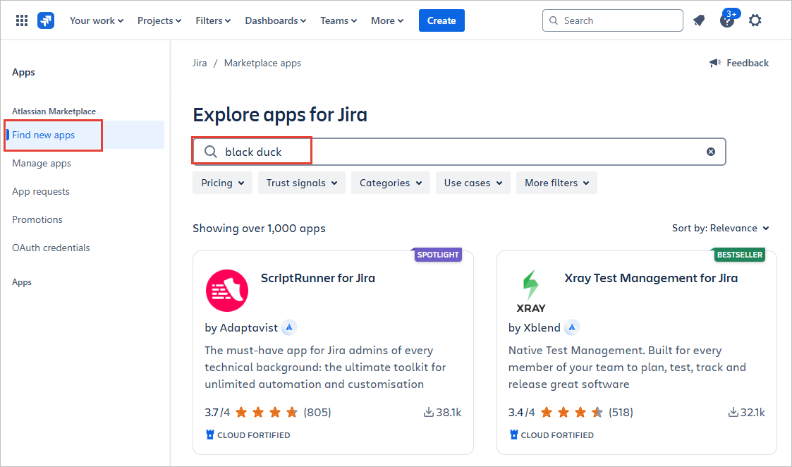 jira cloud marketplace find new apps