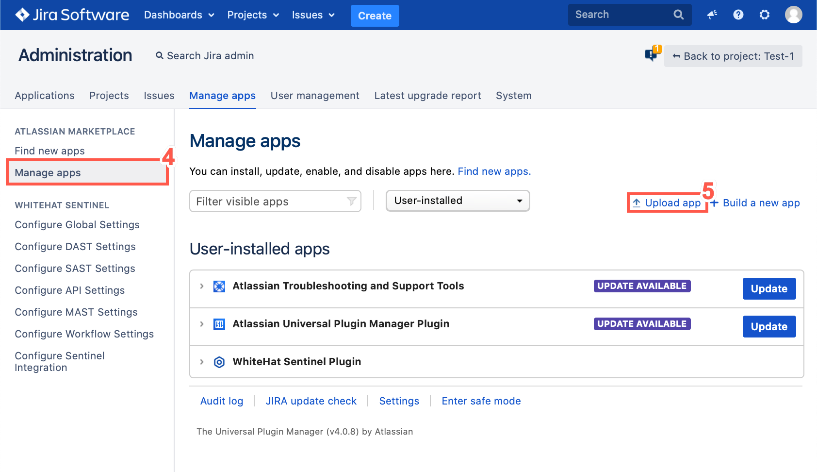 jira manage apps 1