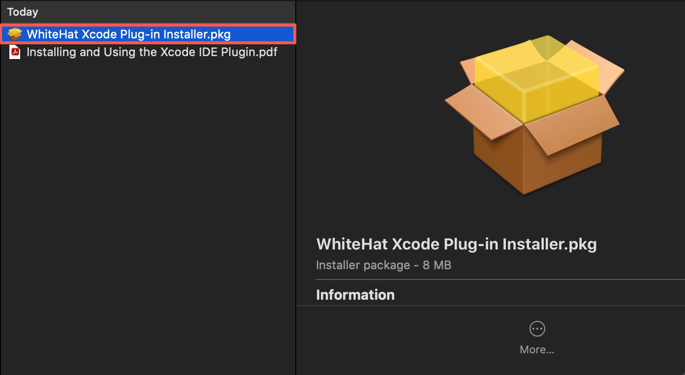 xcode ide plugin installation 1