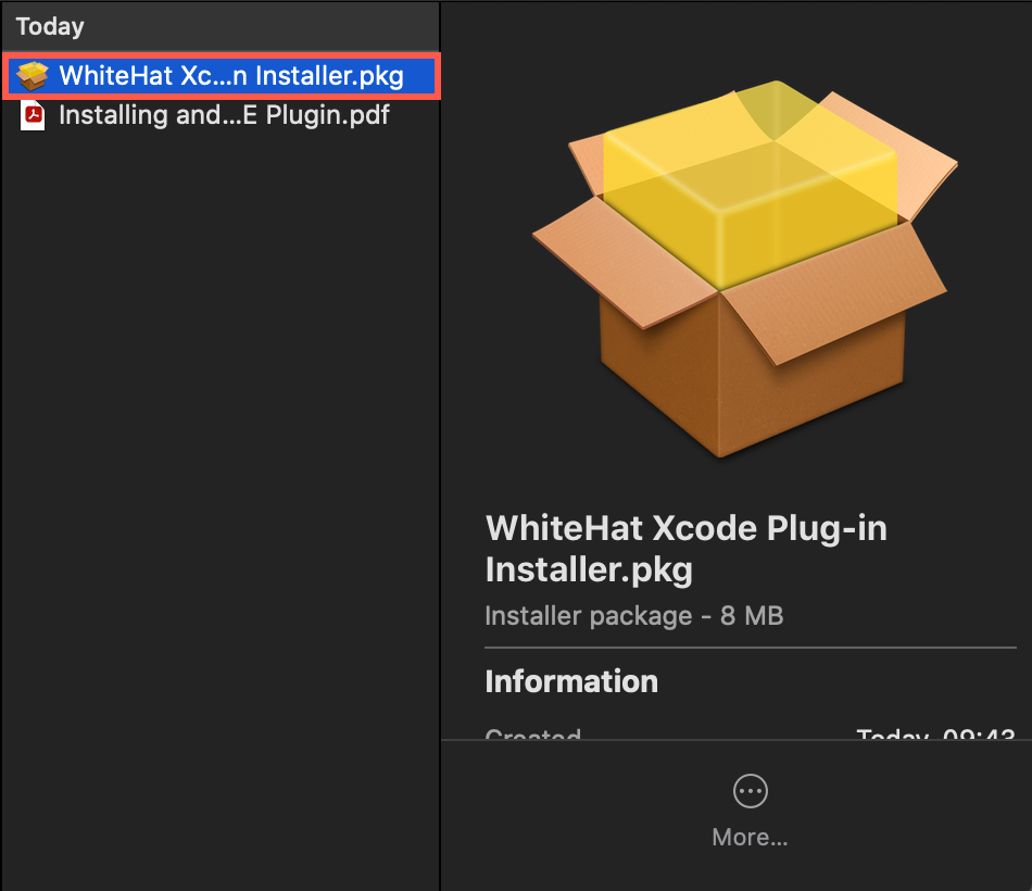 xcode plugin customer portal 4